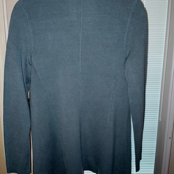 Eileen Fisher Silk/Organic Cotton Open Front Jacket Size XXS - Picture 9 of 16